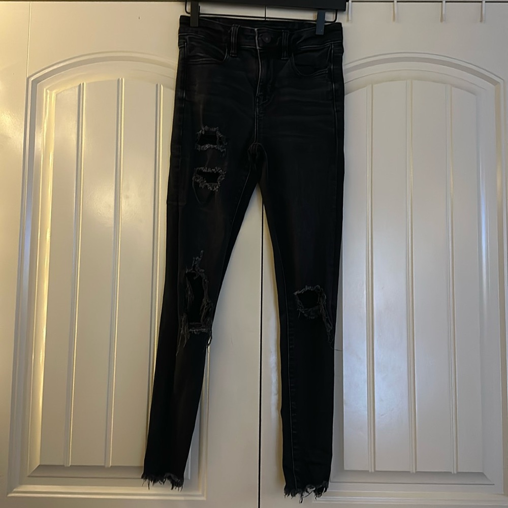 Black American Eagle Jeans